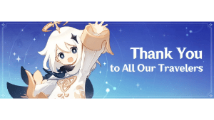 a thank you letter to all ptravelers playstation partner & game music 2021 event genshin impact wiki guide