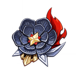 bloodstained flower of iron artifact genshin impact wiki guide 150px