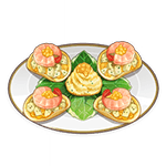 crispy potato shrimp platter food genshin impact wiki guide 150px