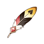 gamblers feather accessory artifact genshin impact wiki guide 150px