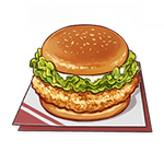 golden chicken burger food genshin impact wiki guide 150px