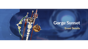 gorge sunset event genshin impact wiki guide