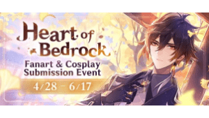 heart of bedrock fanart & cosplay submission event genshin impact wiki guide