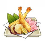 sakura tempura food genshin impact wiki guide 150px