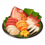 sashimi platter food genshin impact wiki guide